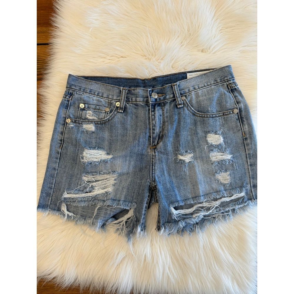 THML denim cut off shorts size 27‎ EUC
